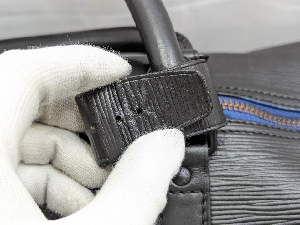 LOUIS VUITTON Monogram Keepall 50 Travel Boston Bag Black M42965 VI664 Auth LV - Image 3 of 4