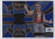 2024 Panini Select WWE Selective Swatches Blue Prizm 8/49 LA Knight #SW-LAK 1jj7