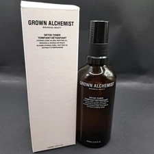 Grown Alchemist Detox Toner 3.38 Oz Full Size Algin Peptide 33 Rhodiola Rosea