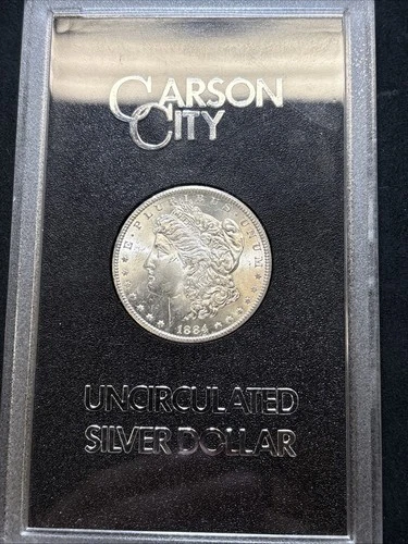 1884-CC Morgan Silver Dollar GSA- Hoard BU