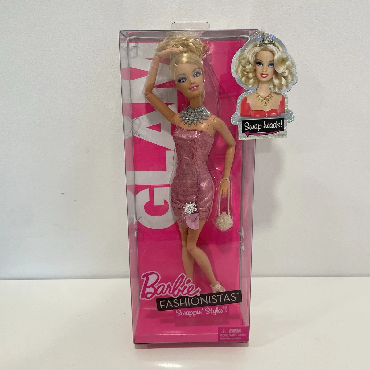 Barbie Glam Hollywood Divas Swappin' Styles 2010 - Mattel V4390 - NRFB