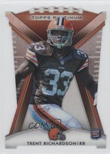 2012 Topps Platinum Rookie Die-Cut Trent Richardson #PDC-TR y0i