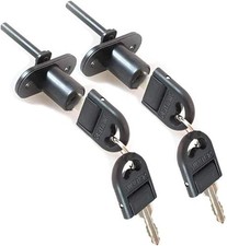 2 Pcs Drawer Lock Cabinet Locks with KeysZinc Alloy Desk Locks File Cabinet Lock