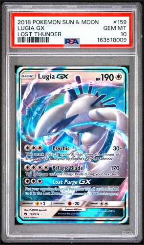 Lugia-GX graded PSA 10 for sale on eBay