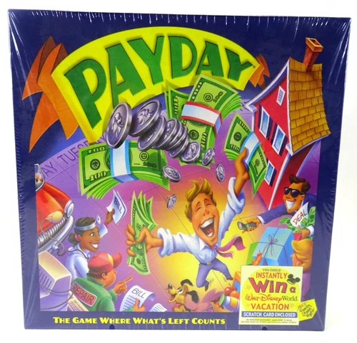 Parker Brothers PAYDAY Board Game For  Family Vintage 2000 FACTORY SEALED BOX