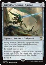 Bitterthorn, Nissa's Animus MTG R 343 Commander: Secrets of Strixhaven SOC NM