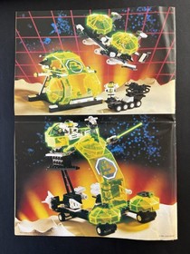 Vintage LEGO Blacktron Aerial Intruder 6981 Instructions Manual 1991 Space