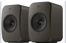 KEF LSX IILT Bookshelf Portable Speakers Pair HDMI Bluetooth USB Graphite Grey