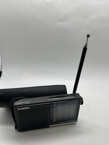 Roberts R101 Radio FM/MW/SW 9 Band Receiver Black Tested With Accessories - Picture 5 of 19