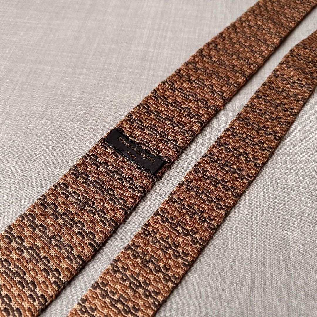 小物 COMME des GARCONS HOMME knit tie Comme des Garcons Homme Knit Tie Brown 130cm Length 5cm