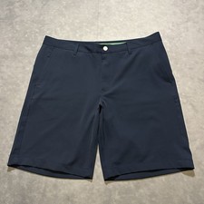 Bonobos Shorts Men's Size 38 10" Inseam Performance Golf Polyester Stretch Navy