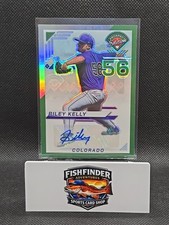 2025 Panini Prospect Edition - Riley Kelly #173 Green Prizm Signatures (AU, RC)