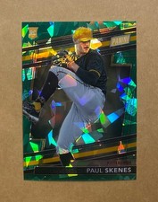 2024 Panini The National VIP Gold RP12 Paul Skenes RC Green Sparkle Prizm #07/99