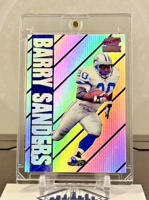 BARRY SANDERS 1998 Pacific Paramount PERSONAL BESTS #13 ETCHED FOIL  