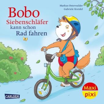 Maxi Pixi 486: Bobo Siebenschläfer kann schon Rad fahren | Osterwalder, Markus