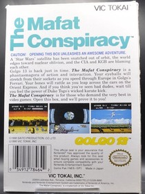 The Mafat Conspiracy (Nintendo NES) [CIB] - Worn Box, Complete