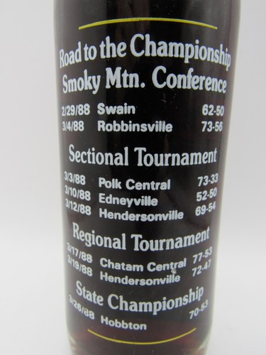 LADY YELLOW JACKETS - Coca Cola Flasche - Hayesville H.S. North Carolina - 1988 - Bild 4 von 7