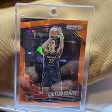 2025 Panini Orange Cracked Ice Caitlin Clark ! REDUCED PRICE!! SHIPPING INCLUDED