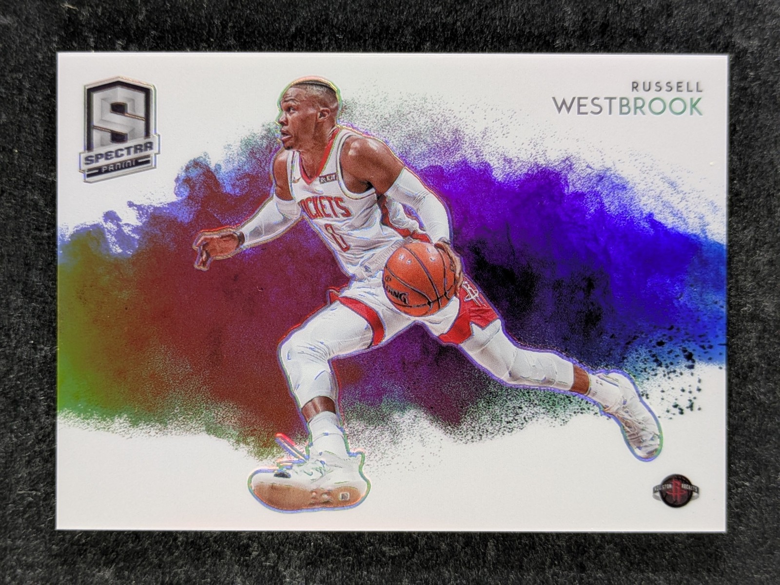2019-20 Panini Spectra RUSSELL WESTBROOK Color Blast SSP Houston Rockets #24