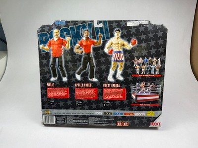 Rocky Balboa Paulie Apollo Creed Rocky III Figure 3 Pack Set New