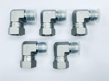 5) Hansa W90AJ12HJ Hose Fitting 90° Elbow 6500-12-12-FG 3/4