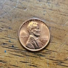 1958 Lincoln Wheat One Cent 1c Coin Red BU #AA716