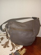 The Sak Sequoia Leather Hobo Bag Grey Boho