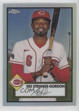 2021 Topps Chrome Platinum Anniversary Refractor Dee Gordon Strange-Gordon qf6