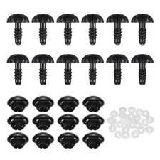 25Pcs Safety Dog Noses for DIY Stuffed Animals Crochet Dolls, 14 x 10 x 17mm