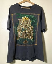 Vintage Lion King King Of The Jungle Sun Faded Distressed Movie T-shirt XL