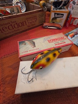 Купить heddon dowagiac expert red head fishing lure rare