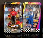 2 Vintage Nascar Barbies 1998 50th Anniversary and 1999 # 94 NRFB Mint