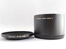   NEAR MINT  Contax Metal Lens Hood 5  67/86 Set Up Ring Set From JAPAN