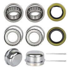 2 Set Fits 1" 2000 Lbs Axles Trailer Wheel Hub Bearings Kit,L44643 L44610 Bearin