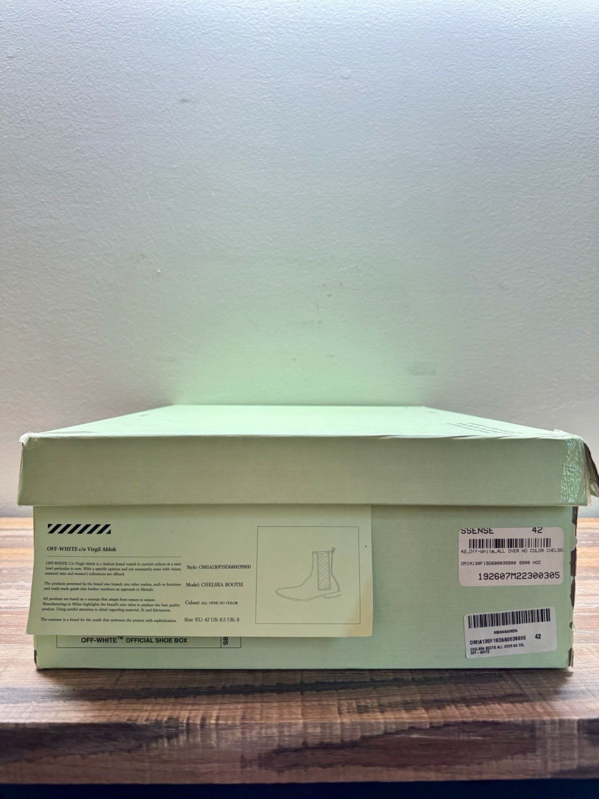 Off-White c/o Virgil Abloh Python Diagonal Chelse… - image 10