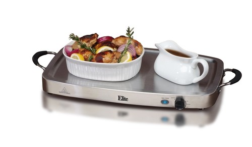 Elite Gourmet EWM-9933 Triple 3 x 2.5 Quart Trays Buffet Server 7.5 Qt Oven S... - Picture 3 of 9