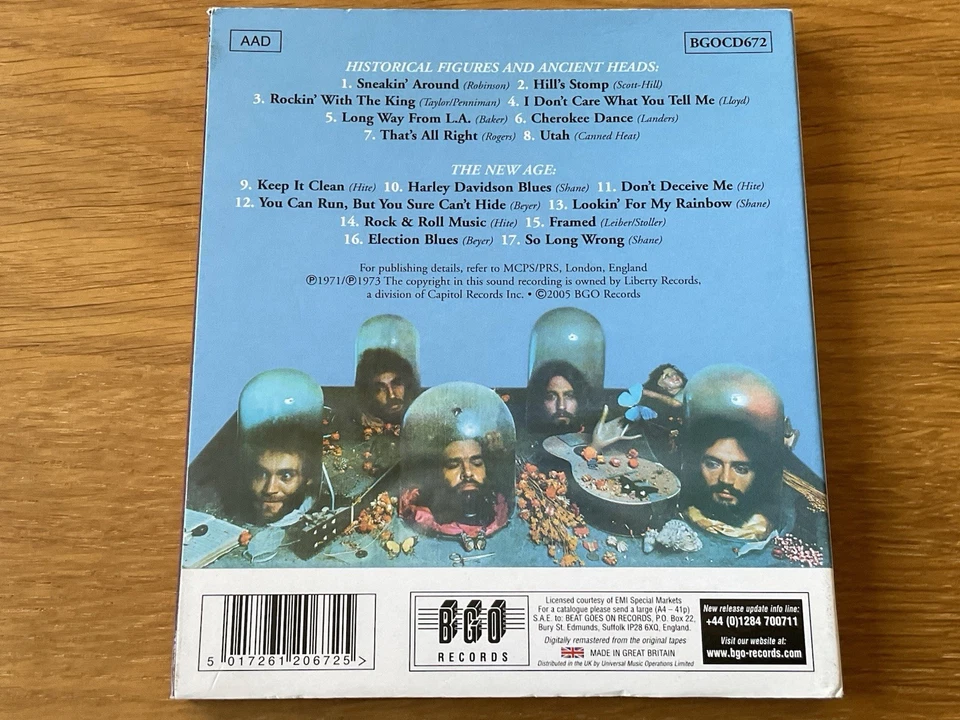 Canned Heat CD Historical Figures and Ancient Heads & The New Age Slip Case Foto 2 de 4