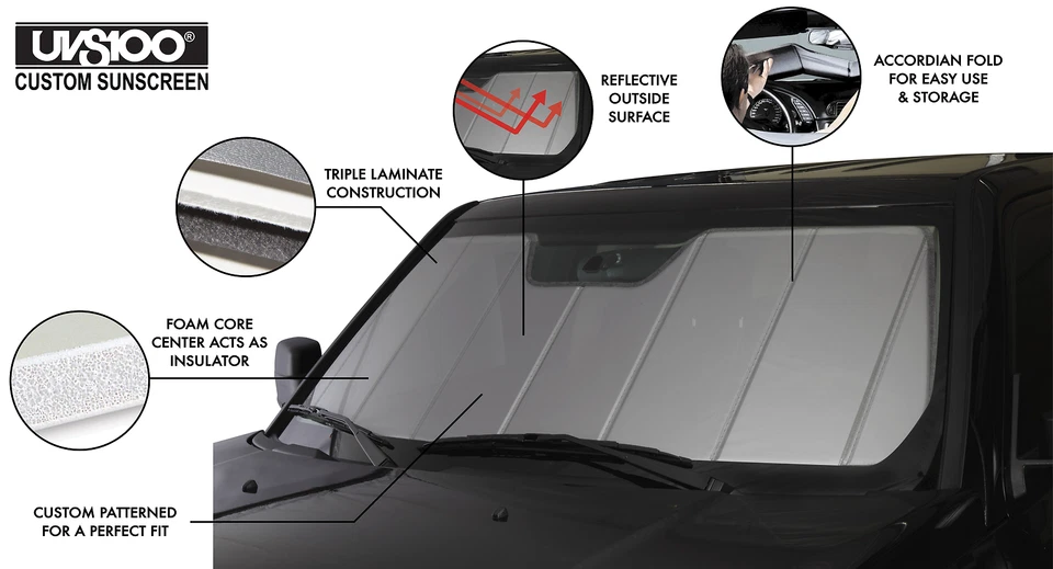 Covercraft UVS100 Custom Sunscreen for Pontiac Solstice/Saturn Sky Models Foto 3 de 4