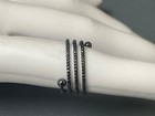 Vintage statement ring 6 black tone wire wrap metal modernist style ring women’s — photo 7