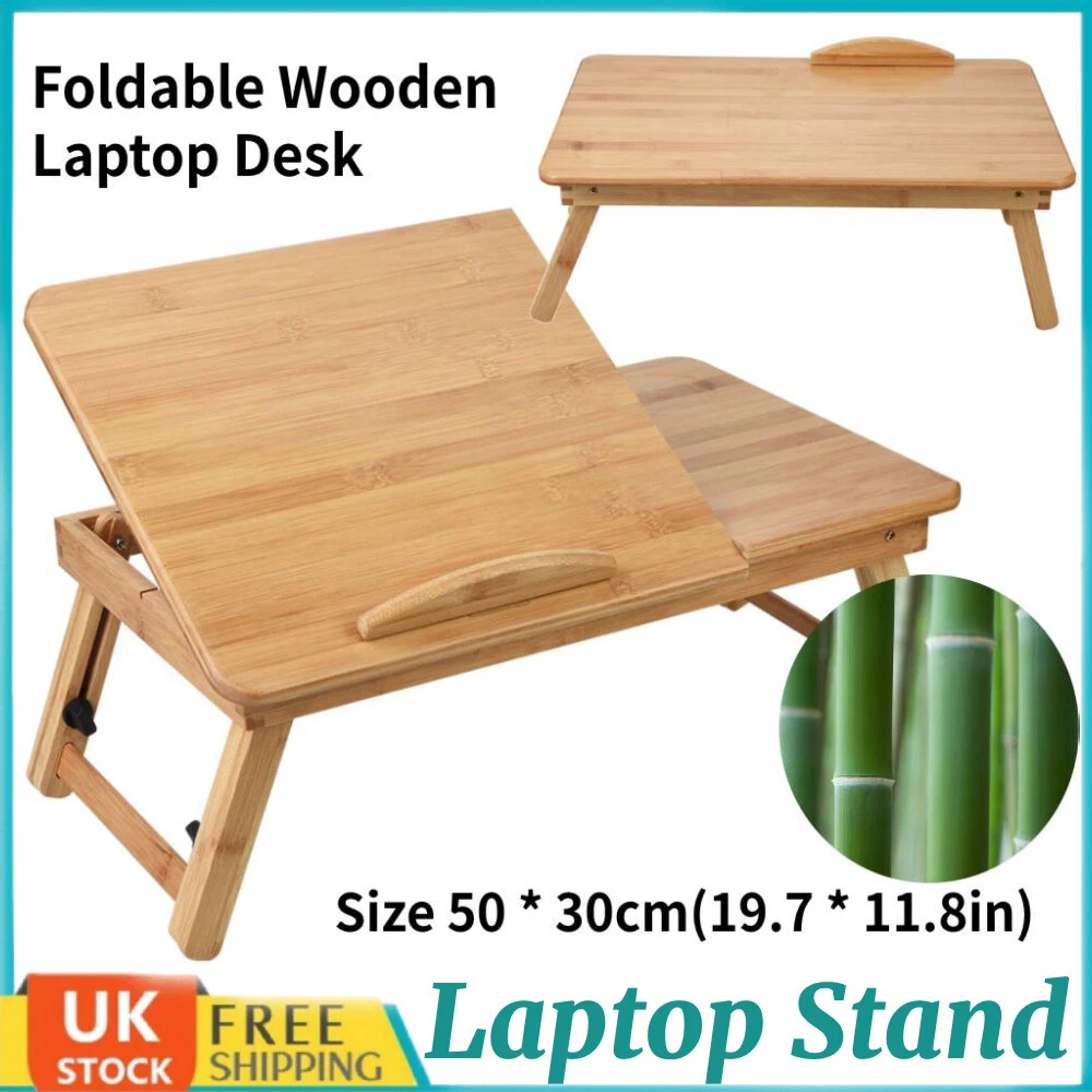 Bed desk wood deals