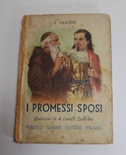 Raro Libro I PROMESSI SPOSI Riduzione V-1 Cavalli Dell'Ara Manzoni Fabbri 1954