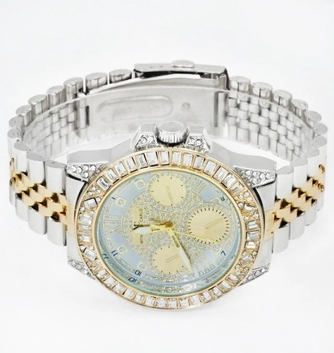 Reloj de vestir analógico deportivo de lujo con banda metálica Montres Carlo de 44 mm para hombre - Imagen 24 de 26