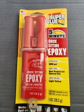 Super Glue #SY-QS Quick Setting Epoxy (Light Yellow)