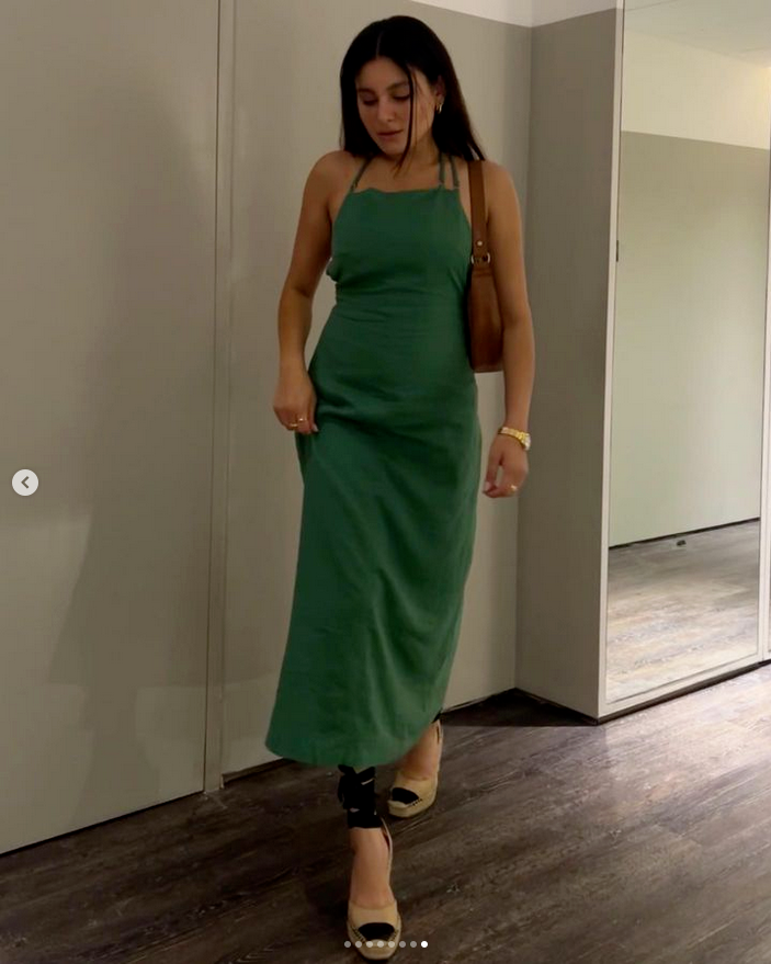 NWT ZARA WOMEN'S LINEN BLEND DRESS WITH OPEN BACK Green SIZE XS | 2894/215 | eBay NWT ZARA WOMEN'S LINEN BLEND DRESS WITH OPEN BACK Green SIZE XS | 2894/215 | eBay
