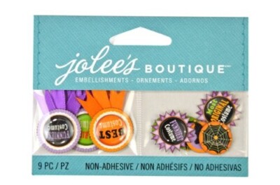 Jolee's Boutique Embellishments 9 Pieces Mini Costume Party C 2013 Discontinued!