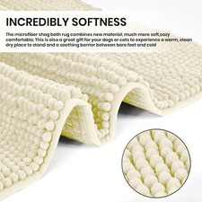 Bath Mat Anti Slip Soft Washable Rugs Water Absorbent Shower Mat Bathroom Mats