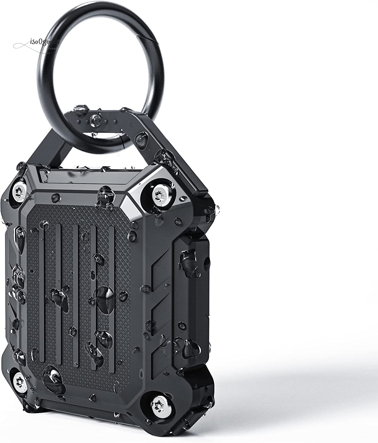 Durable Waterproof Airtag Holder Keychain for Apple AirTag Tracker