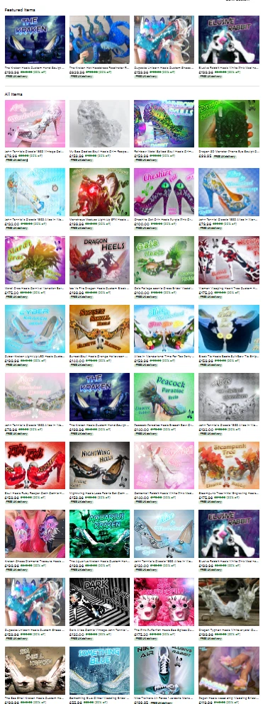 Gothic Royal Blue Bat Canvas Boots for Winter and Halloween