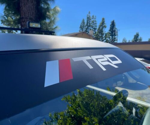 Racing TRD Toyota Windshield Banner Sticker Universal Car Decal