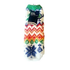 Old Navy socks Kids Unisex one Size Cozy non slip Christmas Holiday Soft Winter